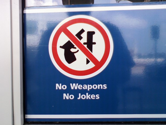 No Weapons No Jokes
