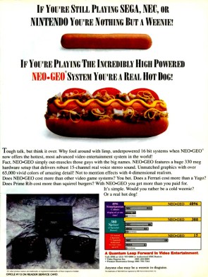 The Neo Geo ad that first grabbed my attention, leading to a brief (if lingering) obsession.