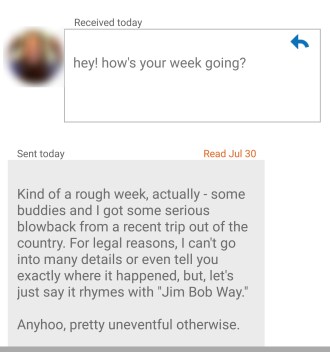 You know what? Maybe I'M the problem after all.